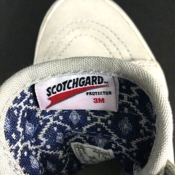 Vans Scotchgard Protector 3M -Women's Sz 7- Gray Hi-Top Faux Fur Sneakers-721454 - Picture 5 of 10